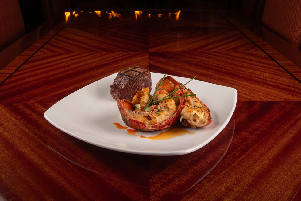 DJW Woodfire Grille Steak and Lobster